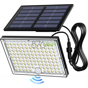 JACKYLED Solar Lights Outdoor with Motion Sensor