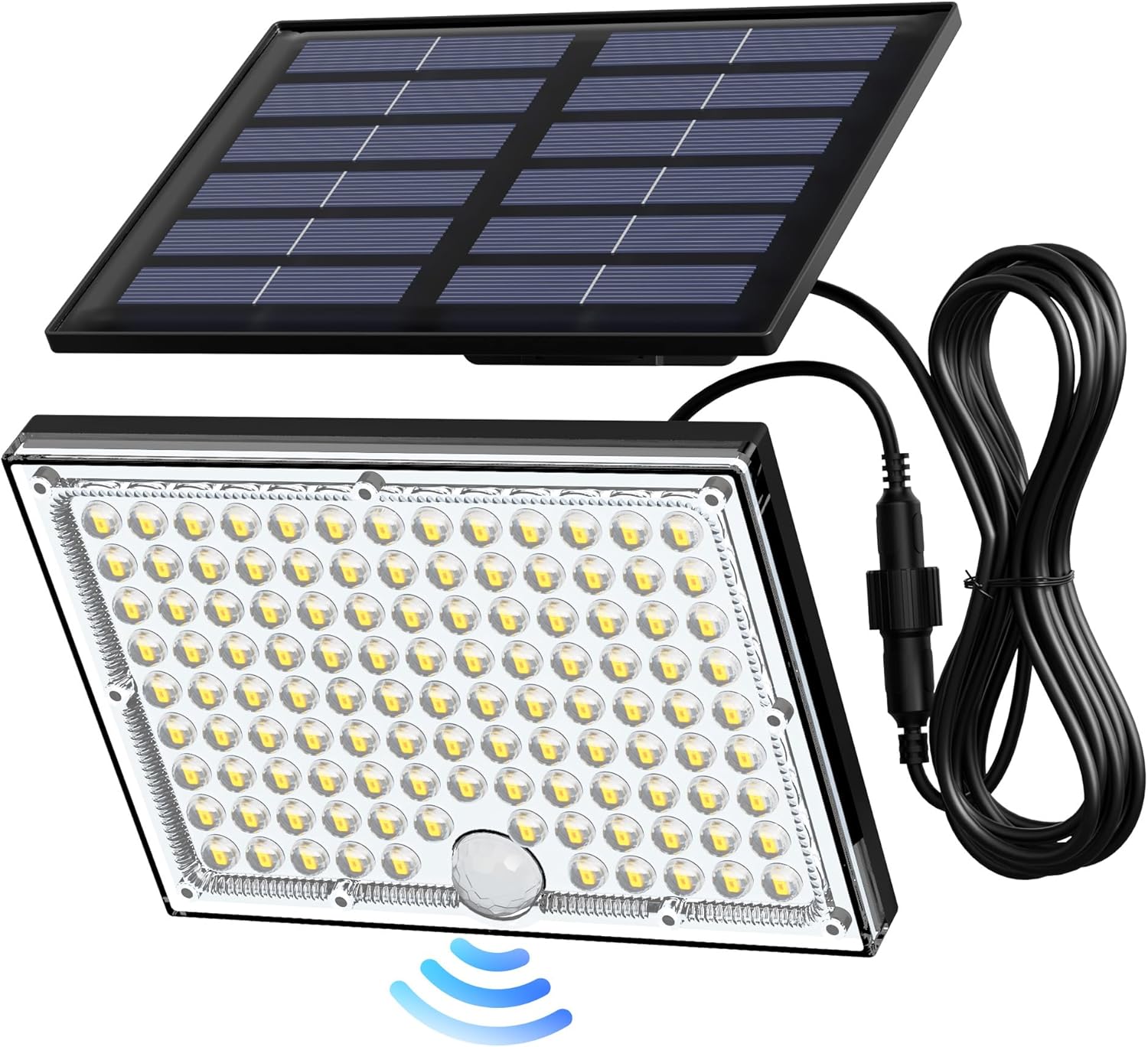 JACKYLED Solar Lights Outdoor with Motion Sensor