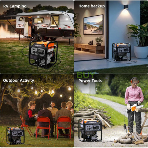 Oxseryn Gas Powered 4000 Watts Inverter Generator