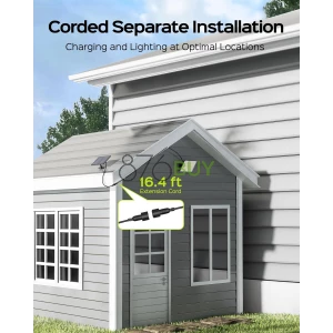 JACKYLED Solar Lights Outdoor with Motion Sensor