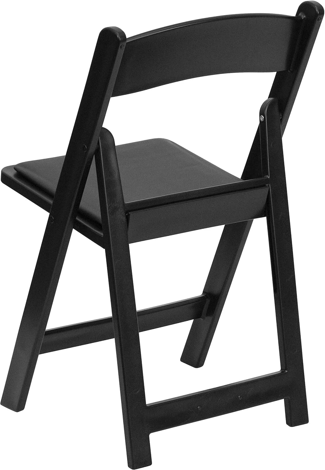 Flash Furniture Hercules Series Stackable Folding Chairs for Churches, Weddings and Formal Events - Set of 4, Black - Image 2