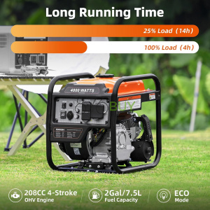 Oxseryn Gas Powered 4000 Watts Inverter Generator