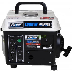 Pulsar 1200 Peak Watt, 900 Running Watt Portable 2-Cycle Gas Powered Generator