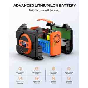 Apowking 300W Rated Portable Solar Generator Power Station with Solar Panels 40W Included