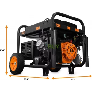 WEN 11,000-Watt 120V/240V Dual Fuel Portable Generator with Wheel Kit and Electric Start (DF1100T)