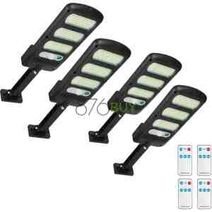 SyouHome Solar Street Lights Outdoor, 2000LM 213 LEDs