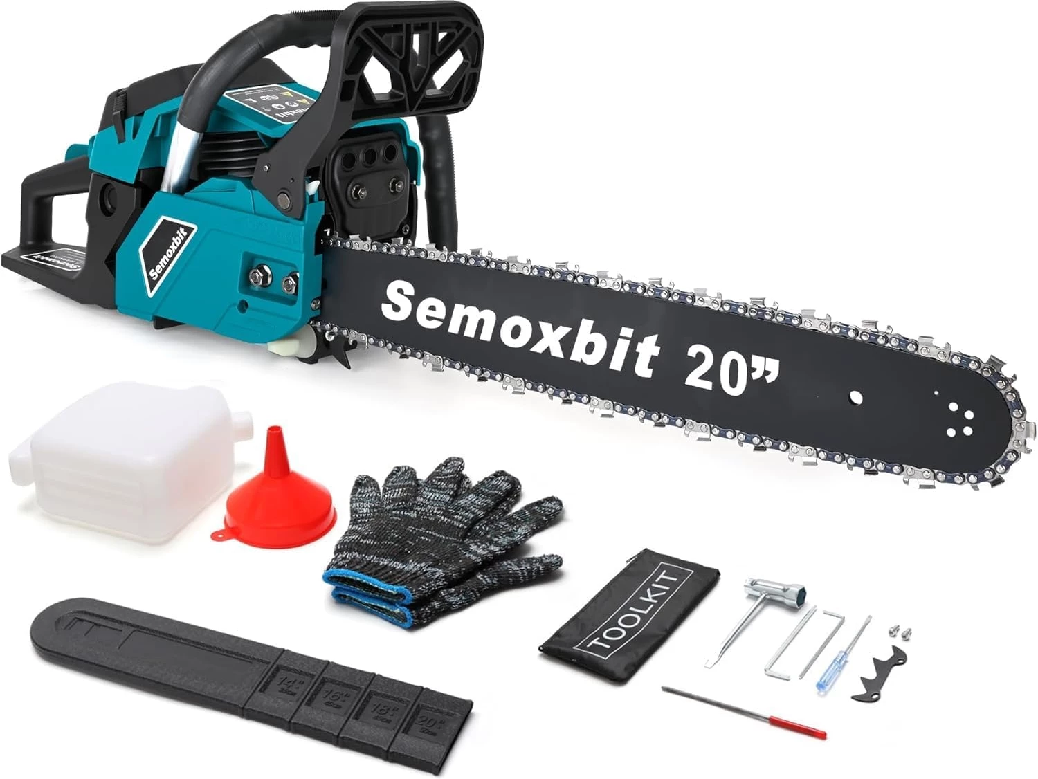 Semoxbit 58CC Gas Chainsaw 20 Inch Chain Saw with 2-Cycle Engine - Image 3