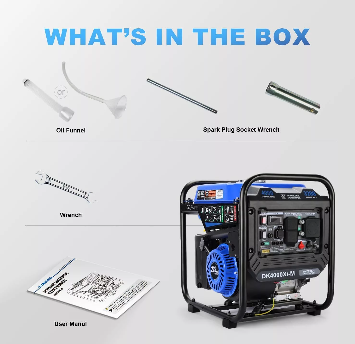 DD DINKING 4000W Inverter Generator - Image 3
