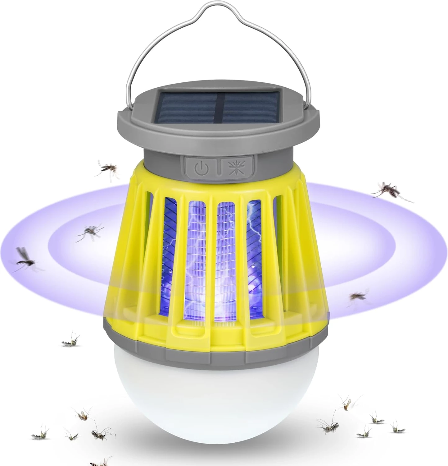 BANPESTT Solar Bug Zapper Portable Mosquito Zapper, 2-in-1 Cordless & Rechargeable