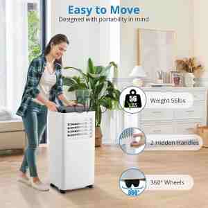 KOKEBREN 10,000 BTU Portable Air Conditioner