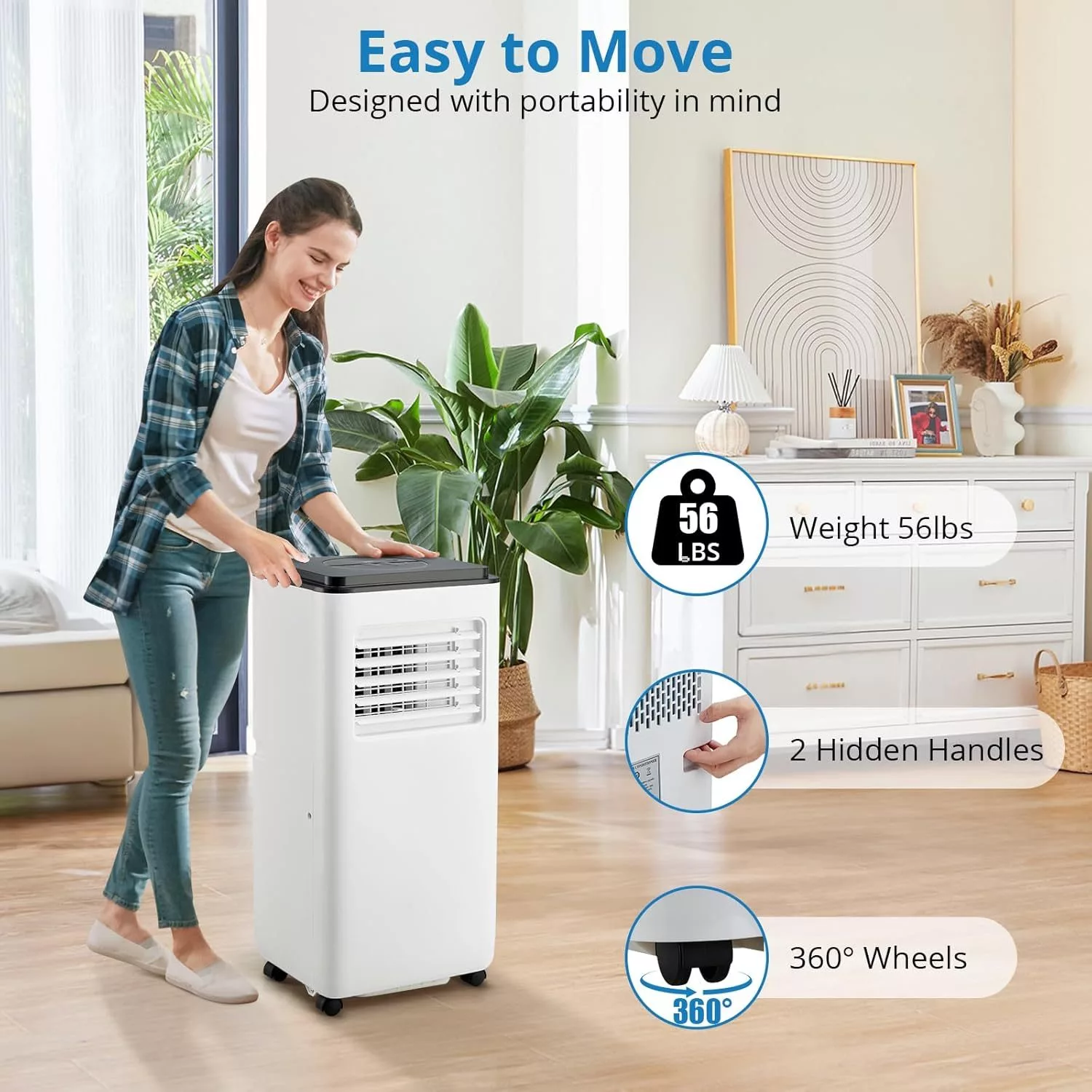 KOKEBREN 10,000 BTU Portable Air Conditioner - Image 2