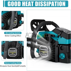 Semoxbit 58CC Gas Chainsaw 20 Inch Chain Saw with 2-Cycle Engine