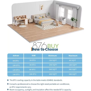 GarveeTech Portable Air Conditioner 8,000 BTU