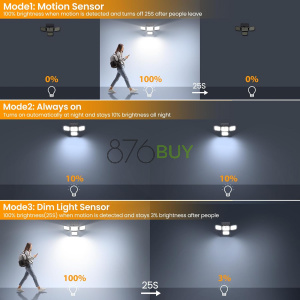 Onforu Solar Lights Outdoor 2 Pack