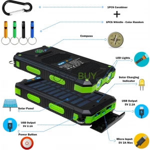 BytePower 20000mAh Solar Charger Power Bank