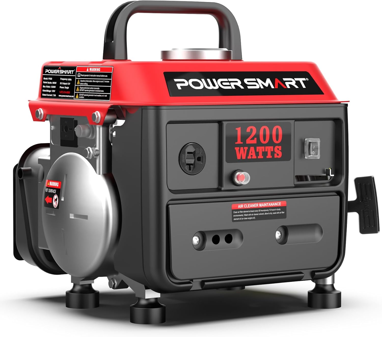 PowerSmart Super Quiet 1200-Watt Portable Generator