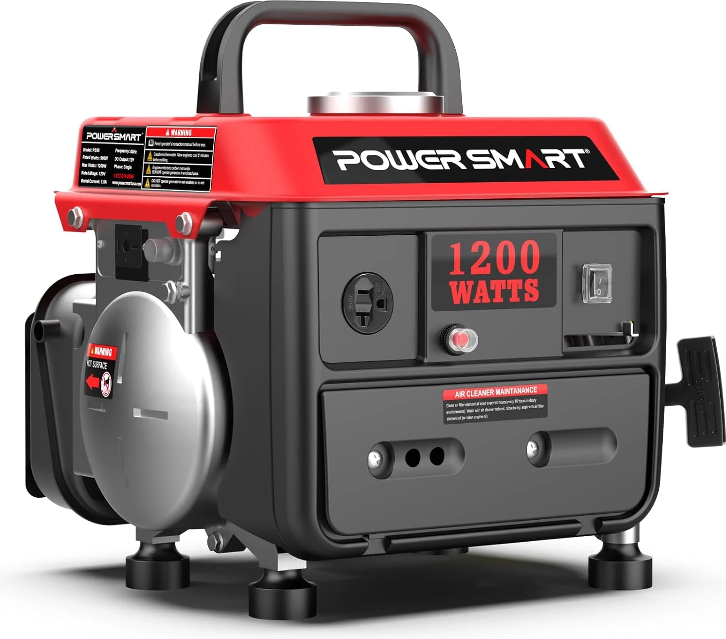 PowerSmart Super Quiet 1200-Watt Portable Generator