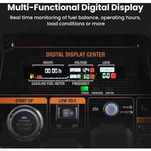MaXpeedingrods 3500 Watt Dual Fuel Inverter Generator, Remote/Electric Start