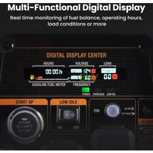 MaXpeedingrods 3500 Watt Dual Fuel Inverter Generator, Remote/Electric Start
