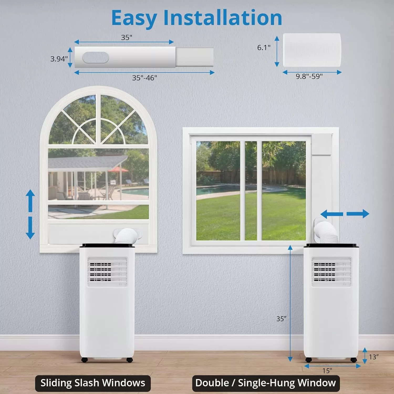 KOKEBREN 10,000 BTU Portable Air Conditioner - Image 8