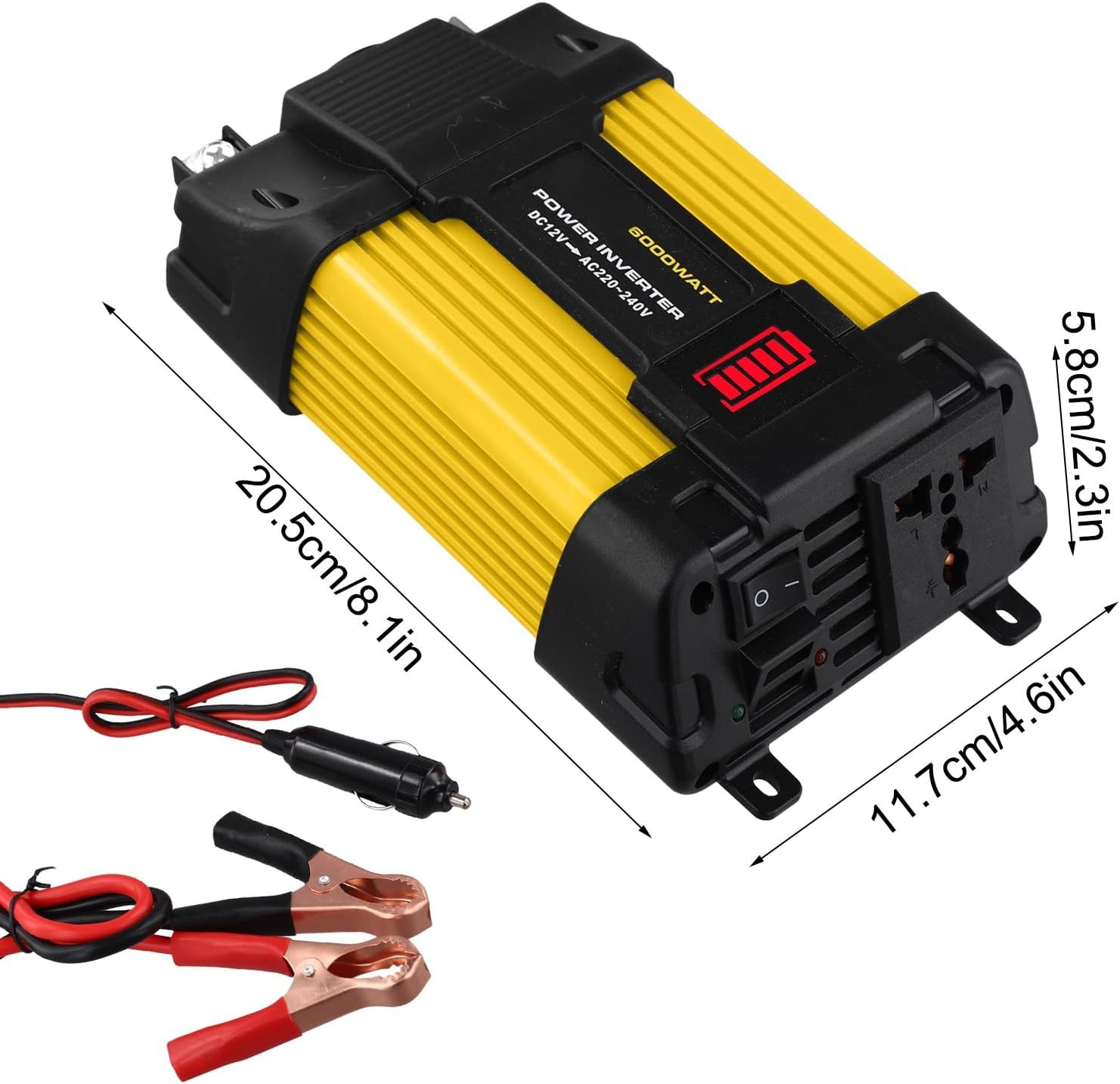 Cloudpower 6000W Car Power Inverter Dual - Image 8
