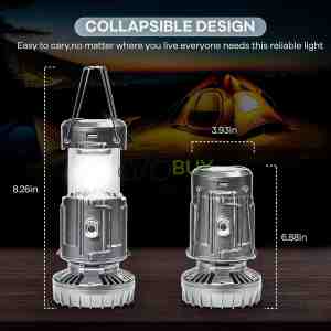 SZJIEIFR Solar Camping Lanterns with Fan