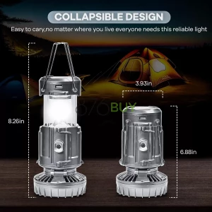 SZJIEIFR Solar Camping Lanterns with Fan