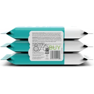 Amazon Basics Adult Wet Wipes Flushable Fragrance Free, 126 Count (3 Packs of 42)