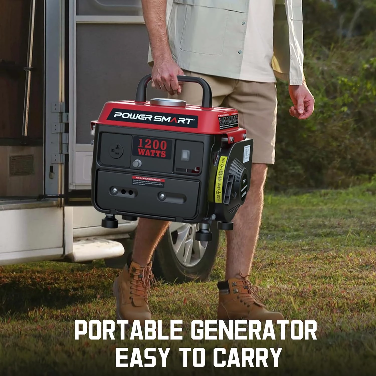 PowerSmart Super Quiet 1200-Watt Portable Generator - Image 2