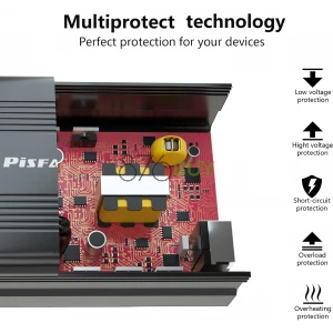 PiSFAU 150W Power Inverter 12V DC to 110V AC Car Plug Adapter Outlet Converter