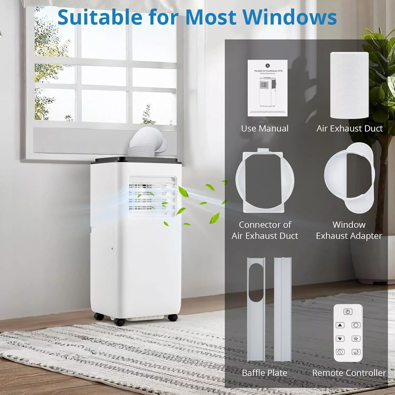 KOKEBREN 10,000 BTU Portable Air Conditioner - Image 3