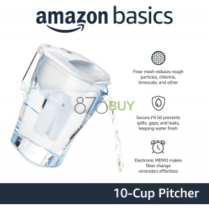 ZeroWater 20-Cup Ready-Pour 5-Stage Water Filter Dispenser with 0 TDS Water Filter