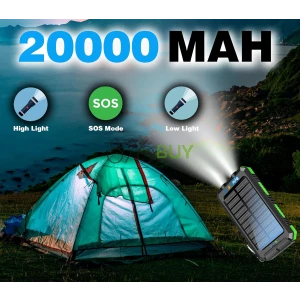 BytePower 20000mAh Solar Charger Power Bank