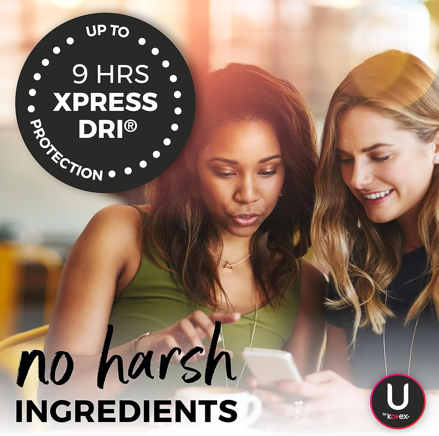 U by Kotex Security Ultra Thin Feminine Pads with Wings, Regular Absorbency, Unscented, 36 Count - Image 7