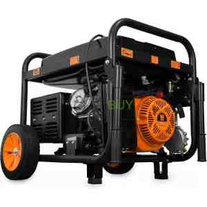 WEN 11,000-Watt 120V/240V Dual Fuel Portable Generator with Wheel Kit and Electric Start (DF1100T)