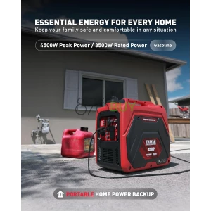 ERAYAK 4500W Super Quiet Portable Inverter Generator