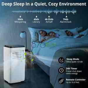 KOKEBREN 10,000 BTU Portable Air Conditioner