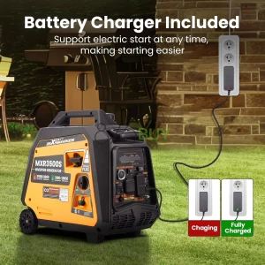 MaXpeedingrods 3500 Watt Dual Fuel Inverter Generator, Remote/Electric Start