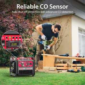 PowerSmart 4400-Watt Portable Inverter Gas Generator