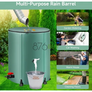 53 Gallon Portable Rainwater Collect System Water Tank to Collect Rainwater