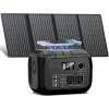 SinKeu Solar Powered Generator 300W Peak/70400mAh, 260Wh Portable Power Station with Panels