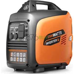 Efurden 2500-Watt Portable Inverter Generator Gas Powered, EPA Compliant, Parallel Capability, CO Shutdown, Low Noise