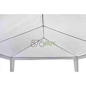 Smartxchoices 10' x 20' Heavy Duty Outdoor White Waterproof Gazebo Canopy Tent with Removable Sidewalls