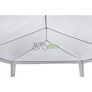 Smartxchoices 10' x 20' Heavy Duty Outdoor White Waterproof Gazebo Canopy Tent with Removable Sidewalls
