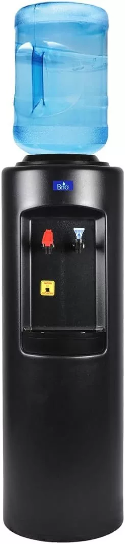 Brio Professional Commercial 500 Series Bottled Water Dispenser Hot & Cold in Black