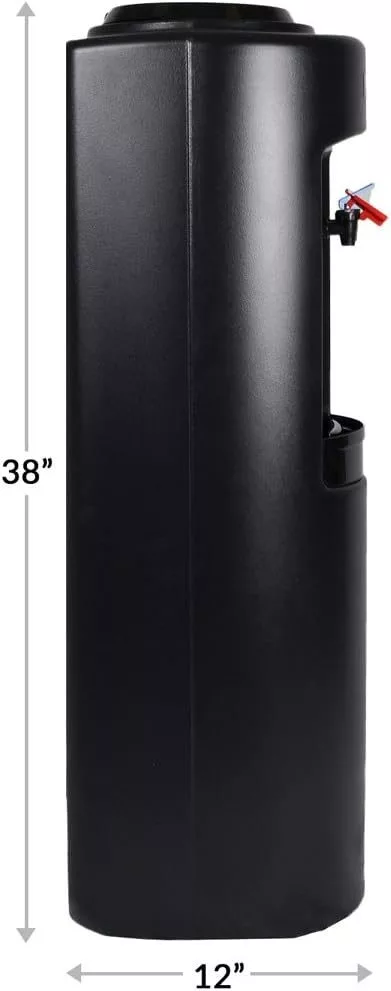 Brio Professional Commercial 500 Series Bottled Water Dispenser Hot & Cold in Black - Image 3