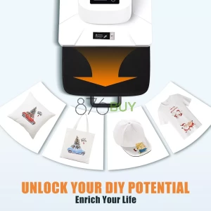 Specraft Auto Heat Press, 15x15 Digital Sublimation Machine with Adjustable Pressure for T-Shirts