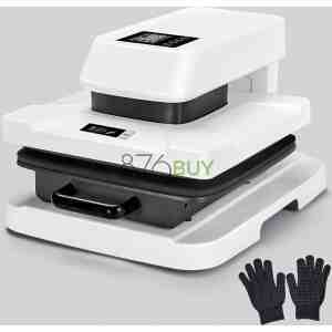 Specraft Auto Heat Press, 15x15 Digital Sublimation Machine with Adjustable Pressure for T-Shirts