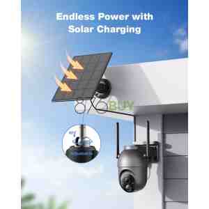 SEHMUA Security Cameras Outdoor Wireless, 4 Cam-Kit, No Subscription, 4MP Home Security Camera System