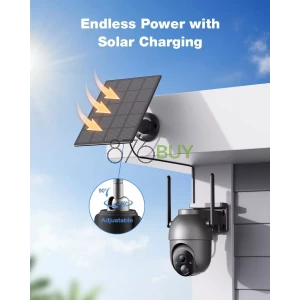 SEHMUA Security Cameras Outdoor Wireless, 4 Cam-Kit, No Subscription, 4MP Home Security Camera System